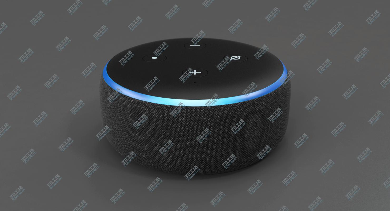 images/goods_img/2021040161/Amazon Echo Dot 3rd Generation Charcoal 3D model/3.jpg